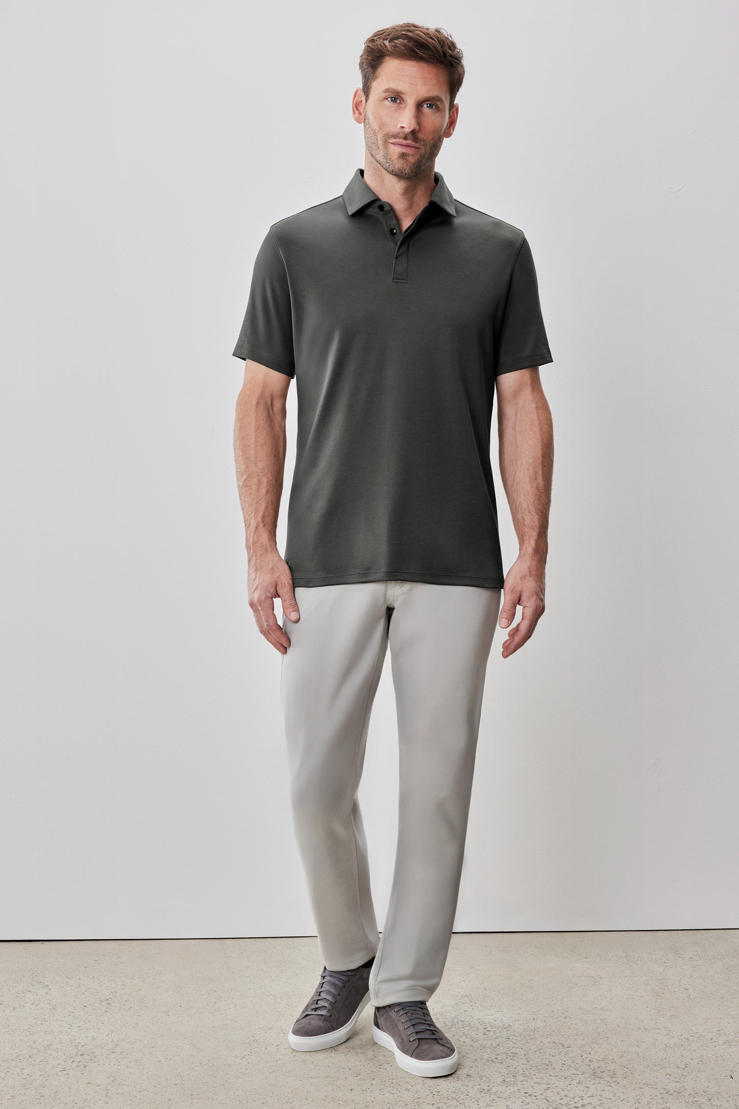 The Barakett Covered Placket Polo