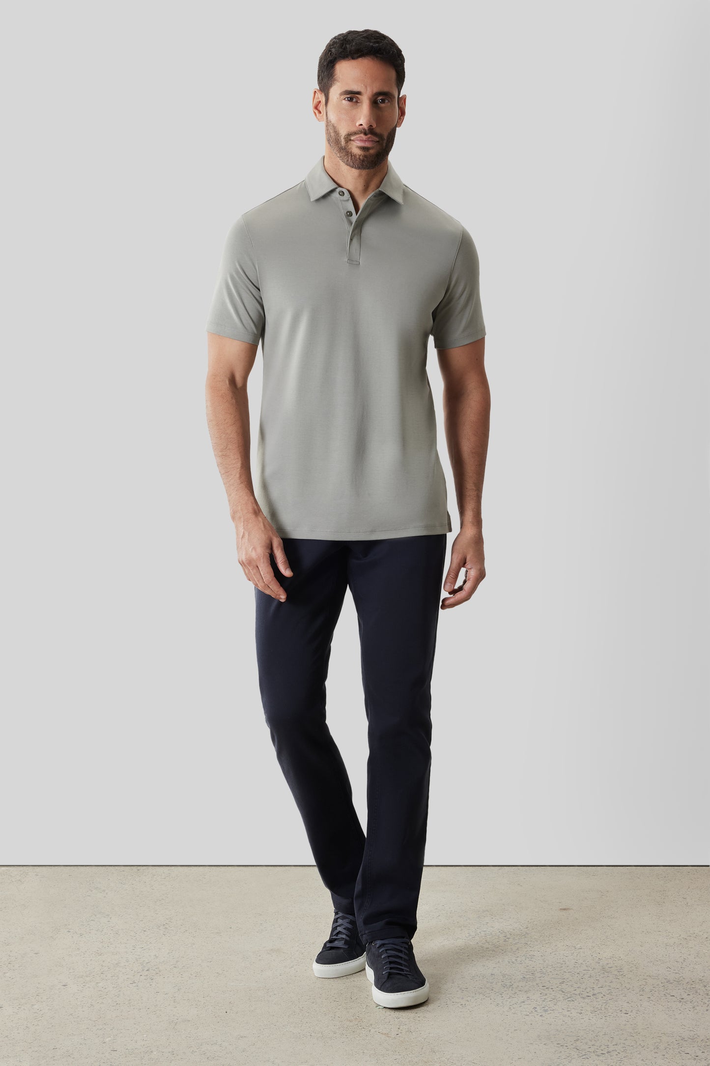 The Barakett Covered Placket Polo