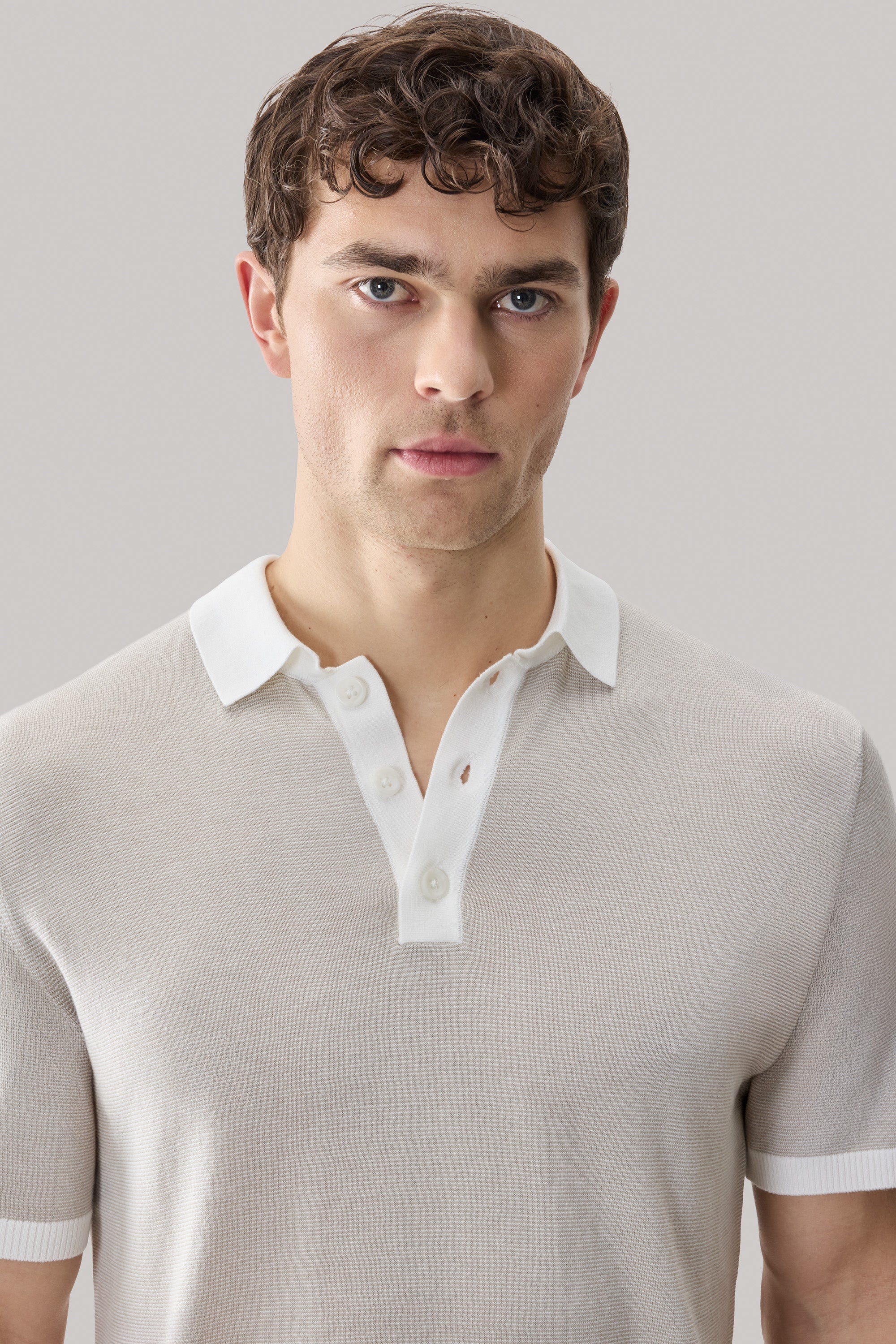 Jorren Sweater Polo - Moonstruck | Robert Barakett