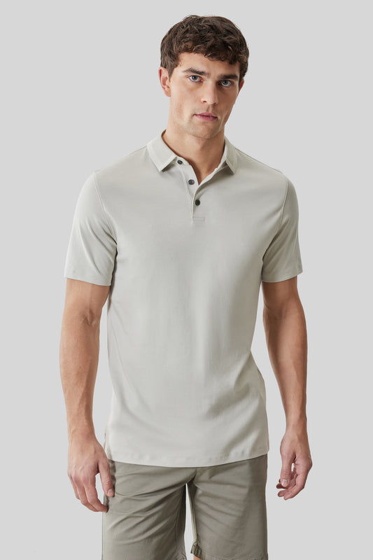 The Barakett Textured Collar Polo