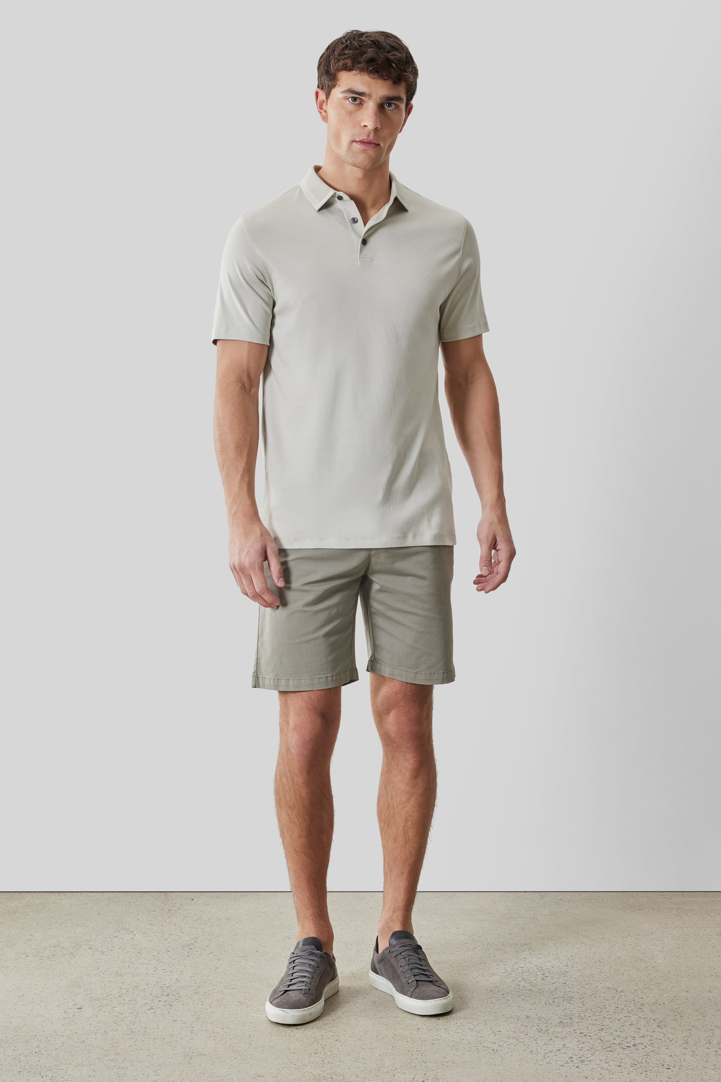 The Barakett Textured Collar Polo