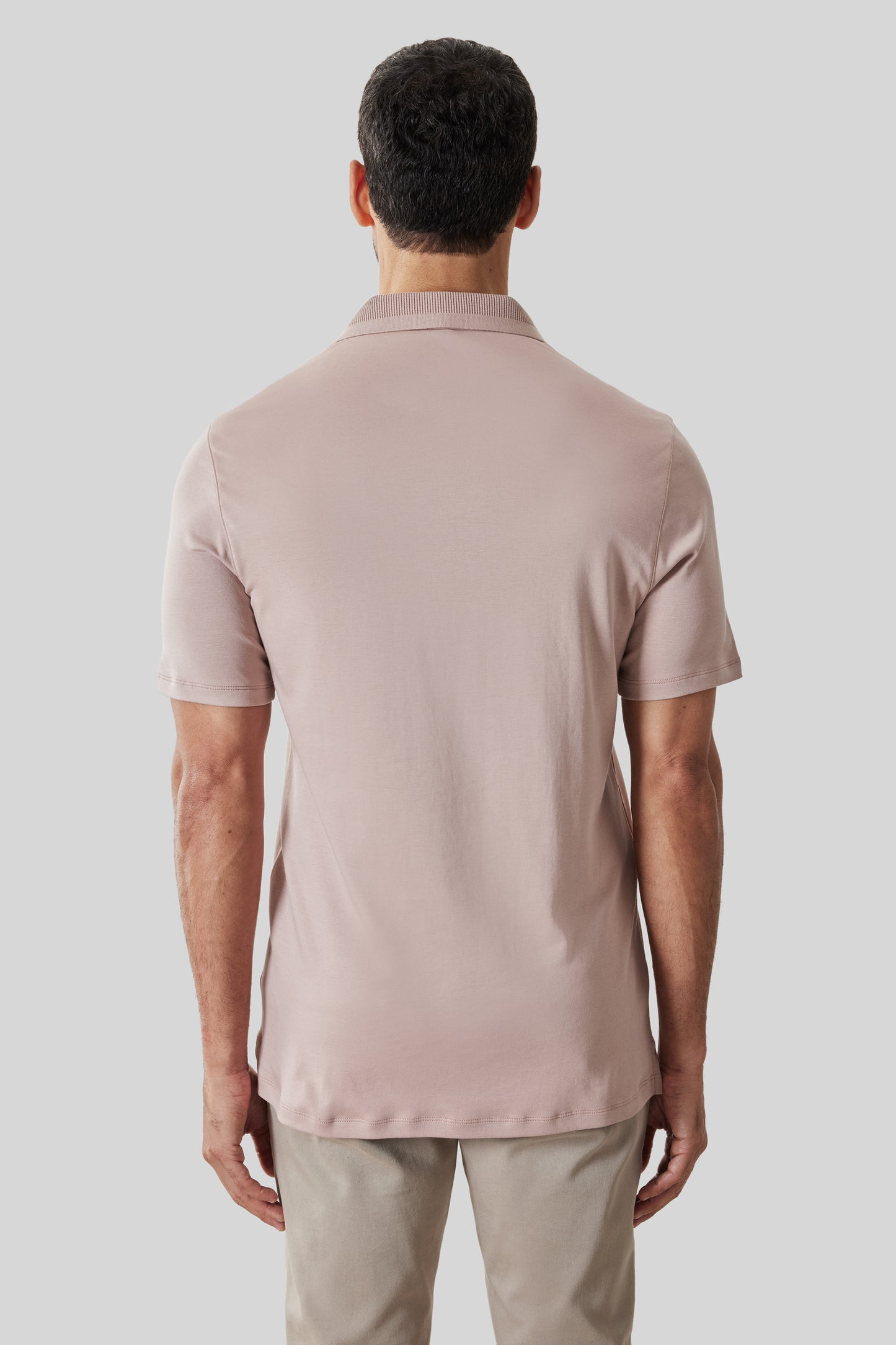 The Barakett Textured Collar Polo