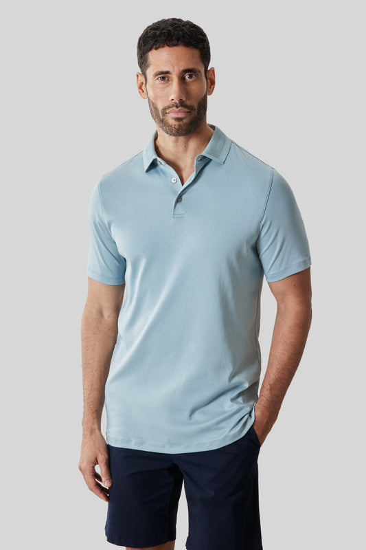 The Barakett Textured Collar Polo