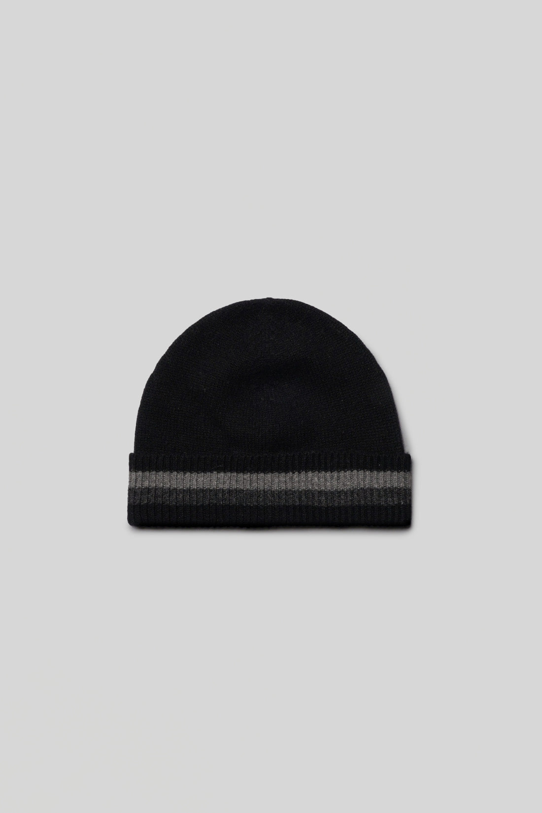 Robert Barakett Sale Scott Cashmere Knit Hat With Stripe In Black