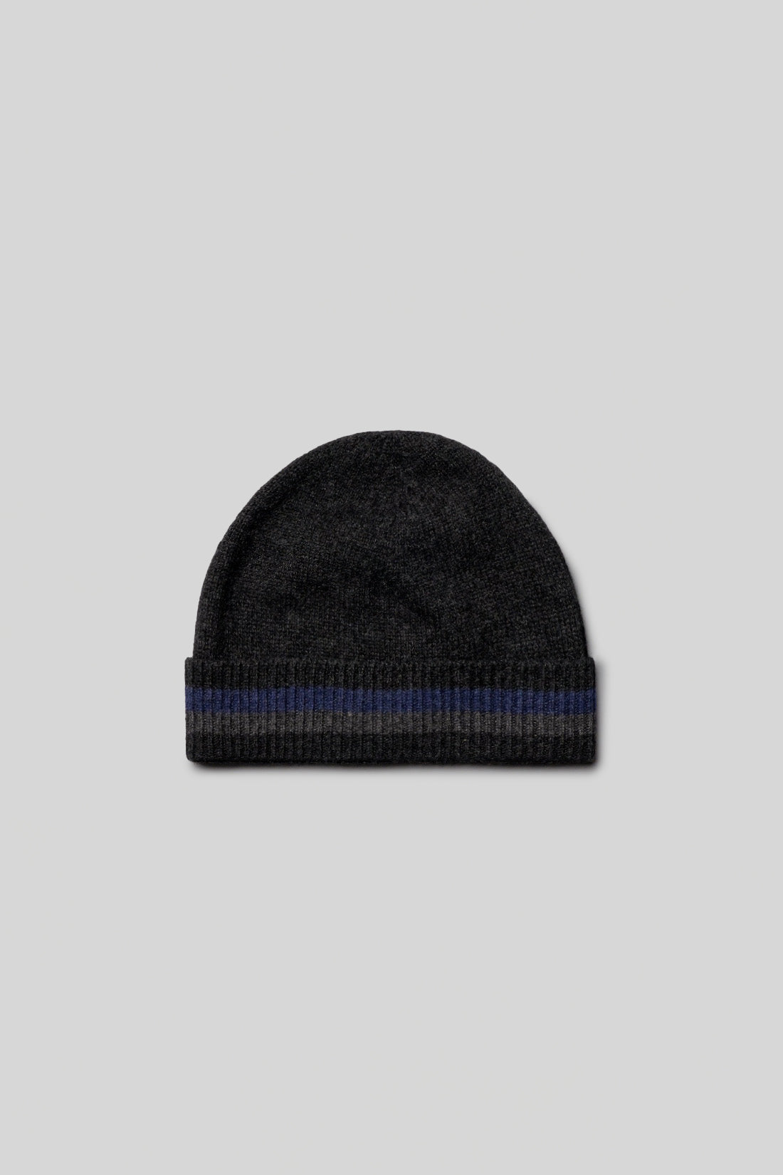 Robert Barakett Sale Scott Cashmere Knit Hat With Stripe In Black