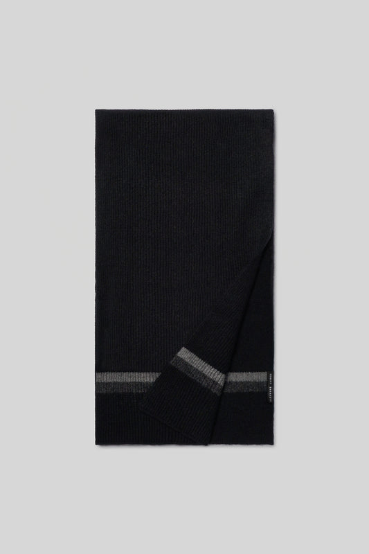 Eric Cashmere Knit Stripe Scarf