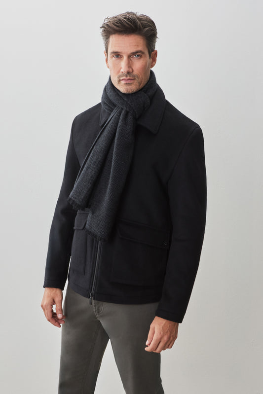 Aaron Washed Soft Finish Cashmere Scarf