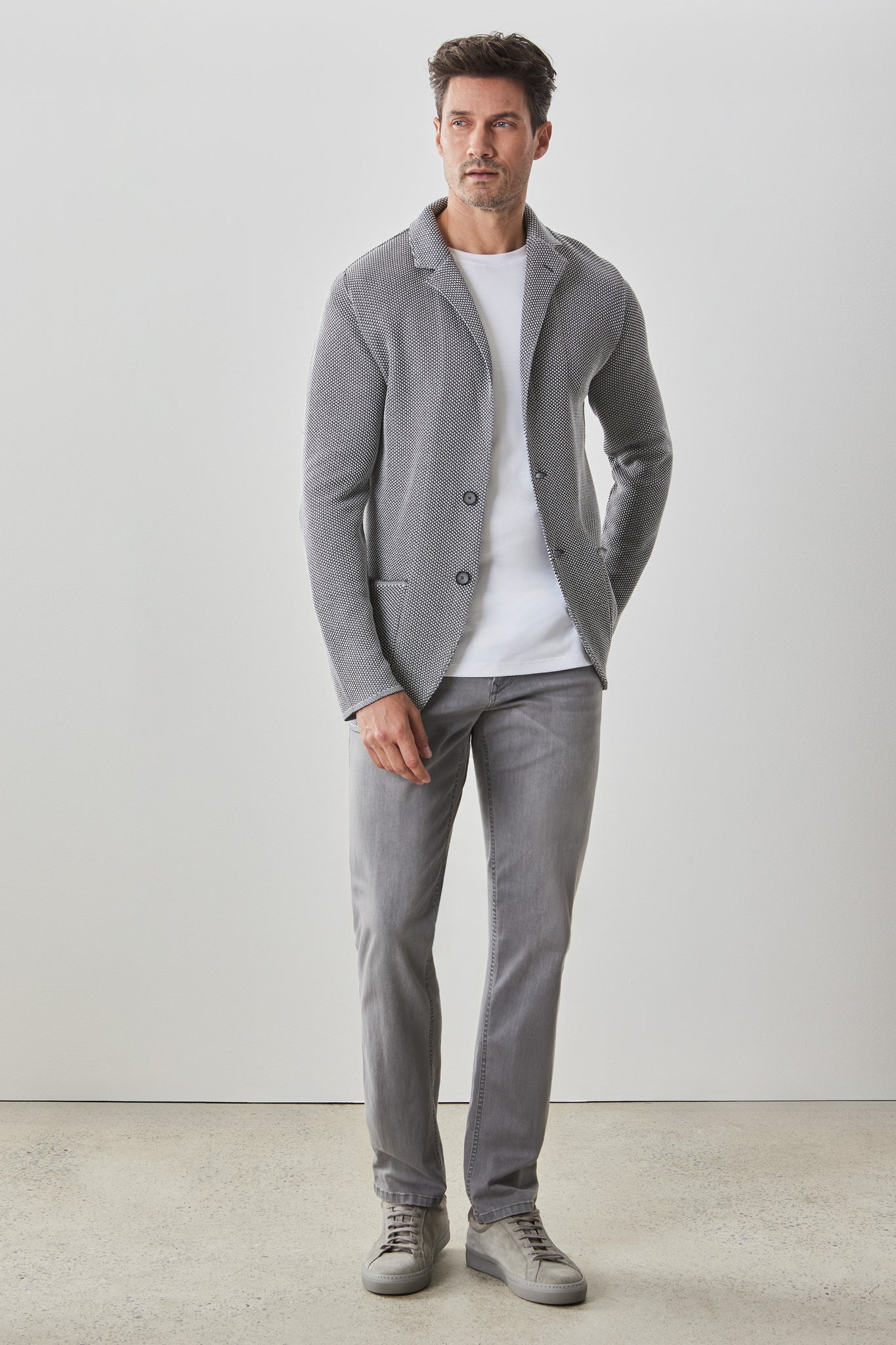 Robert Barakett Archive Hartney Sports Jacket In Grey
