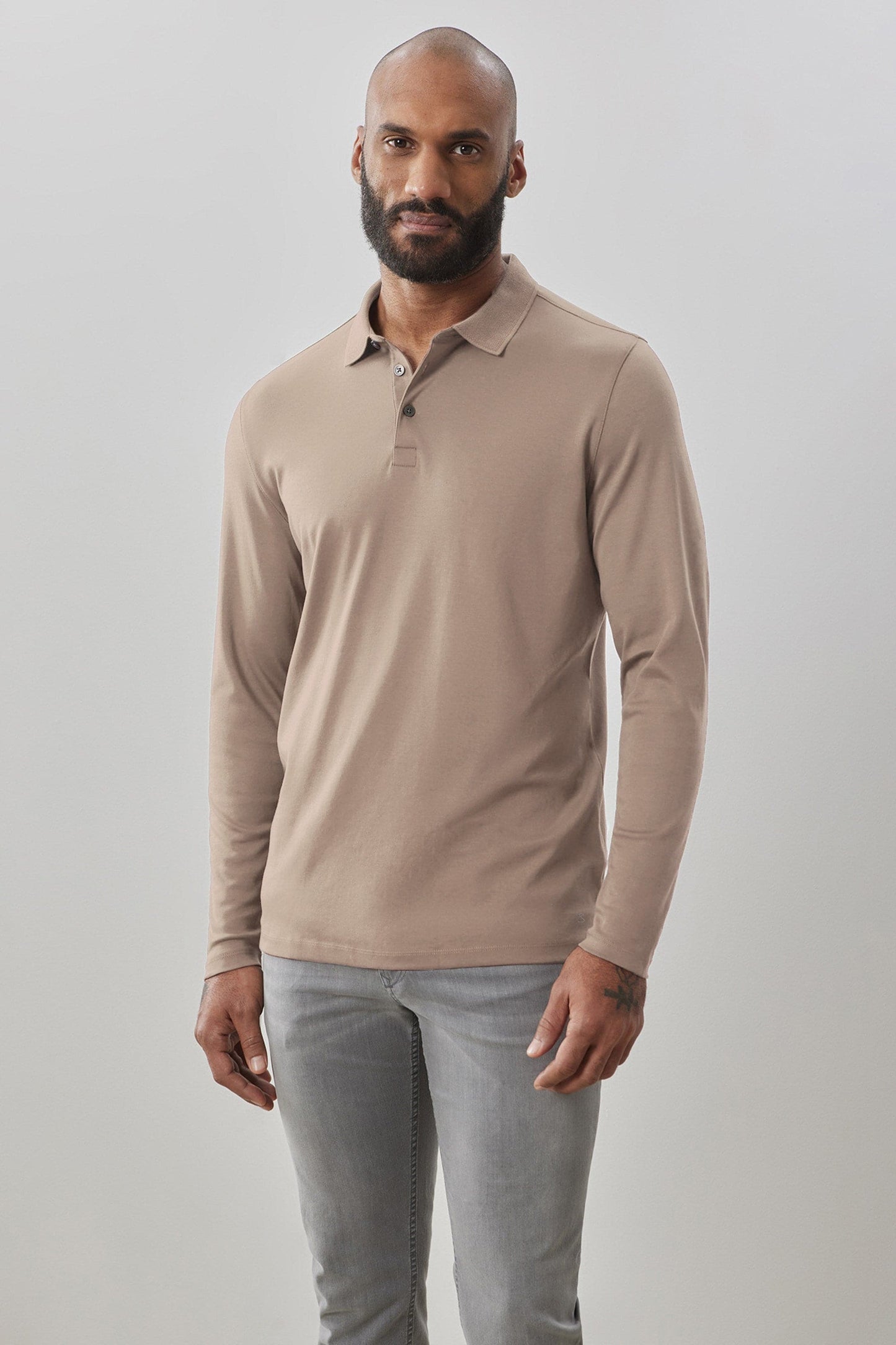 The Barakett Long-Sleeve Polo