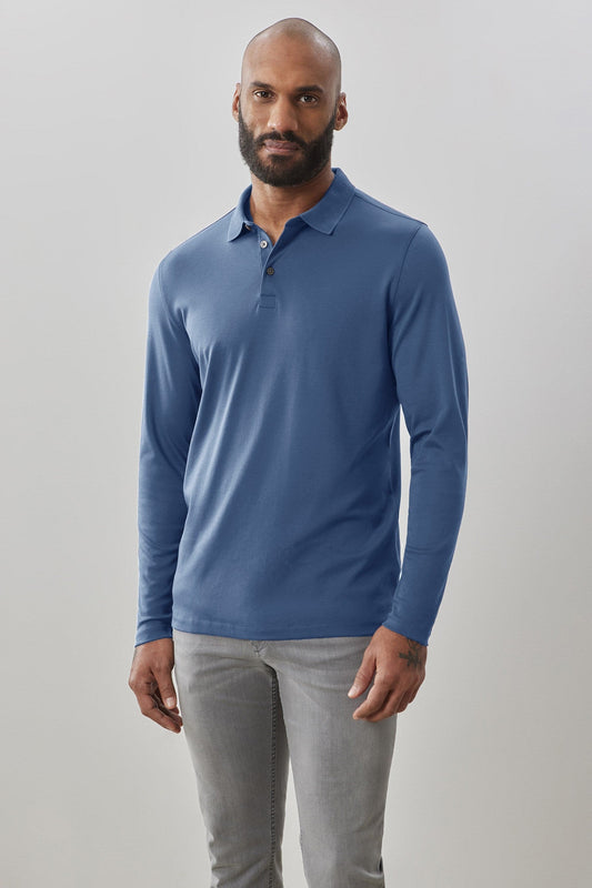 The Barakett Long-Sleeve Polo