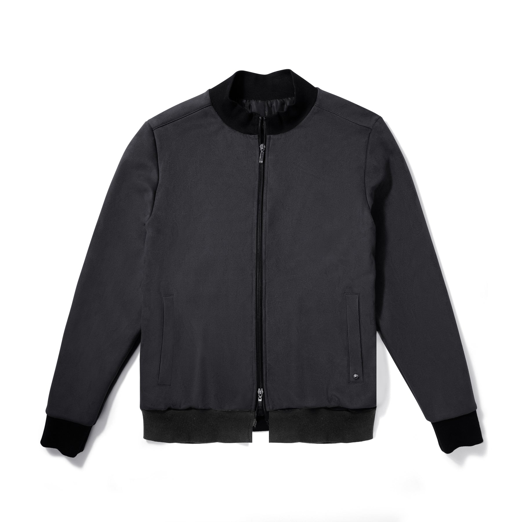 Robert Barakett Lachine Faux Suede Jacket In Black
