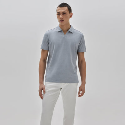 HOLDER OPEN COLLAR POLO-SS Polo-Robert Barakett