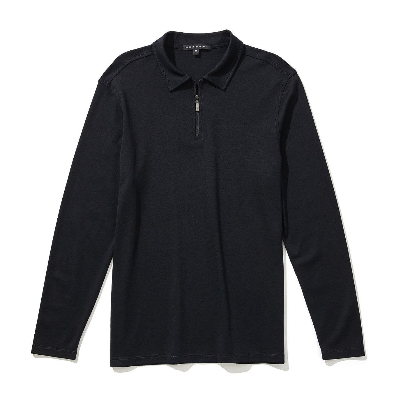 THE BARAKETT LS ZIP POLO-Barakett LS Zip Polo-Robert Barakett