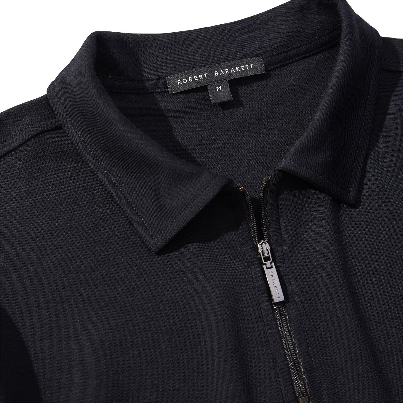 THE BARAKETT LS ZIP POLO-Barakett LS Zip Polo-Robert Barakett