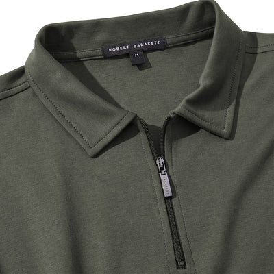 THE BARAKETT LS ZIP POLO-Barakett LS Zip Polo-Robert Barakett