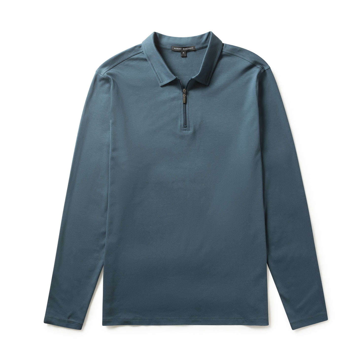 THE BARAKETT LS ZIP POLO-Barakett LS Zip Polo-Robert Barakett