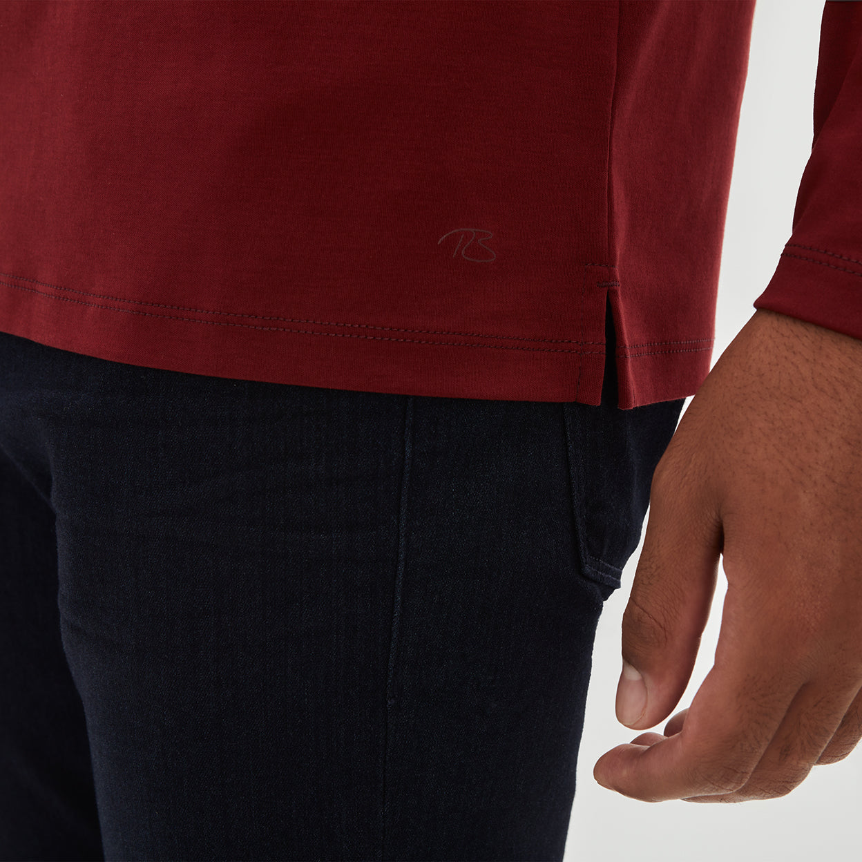 THE BARAKETT LS ZIP POLO-Barakett LS Zip Polo-Robert Barakett